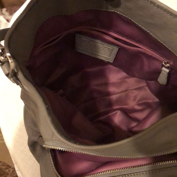 Authentic grey coach bag - Picture 5 of 8